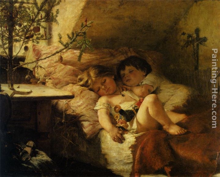 Agathe Rostel Am Weihnachtsmorgen